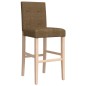 vidaXL Barstühle 2 Stk. Massivholz Gummibaum und Stoff vidaXL Barstühle 2 Stk. Massivholz Gummibaum und Stoff