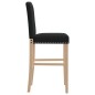 vidaXL Barstühle 2 Stk. Massivholz Gummibaum und Stoff vidaXL Barstühle 2 Stk. Massivholz Gummibaum und Stoff