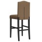 vidaXL Barstühle 2 Stk. Massivholz Gummibaum und Stoff vidaXL Barstühle 2 Stk. Massivholz Gummibaum und Stoff