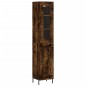 vidaXL Highboard Räuchereiche 34,5x34x180 cm Holzwerkstoff vidaXL Highboard Räuchereiche 34,5x34x180 cm Holzwerkstoff