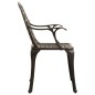 3-tlg. Bistro-Set Aluminiumguss Bronzen 3-tlg. Bistro-Set Aluminiumguss Bronzen
