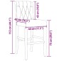 vidaXL Barstühle 2 Stk. Massivholz Gummibaum und Stoff vidaXL Barstühle 2 Stk. Massivholz Gummibaum und Stoff