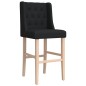 vidaXL Barstühle 2 Stk. Massivholz Gummibaum und Stoff vidaXL Barstühle 2 Stk. Massivholz Gummibaum und Stoff