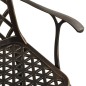 3-tlg. Bistro-Set Aluminiumguss Bronzen 3-tlg. Bistro-Set Aluminiumguss Bronzen