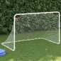 vidaXL Fußballtor Weiß 122x81x81 cm Stahl vidaXL Fußballtor Weiß 122x81x81 cm Stahl