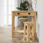 vidaXL Barhocker 2 Stk. Massivholz Kiefer vidaXL Barhocker 2 Stk. Massivholz Kiefer