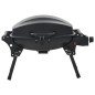 vidaXL Tragbarer Gasgrill mit Kochzone Schwarz vidaXL Tragbarer Gasgrill mit Kochzone Schwarz