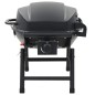 vidaXL Tragbarer Gasgrill mit Kochzone Schwarz vidaXL Tragbarer Gasgrill mit Kochzone Schwarz