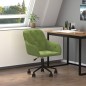 vidaXL Bürostuhl Drehbar Hellgrün Samt vidaXL Bürostuhl Drehbar Hellgrün Samt