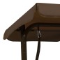 vidaXL Kinder-Hollywoodschaukel Braun 115×75×110 cm Stoff vidaXL Kinder-Hollywoodschaukel Braun 115×75×110 cm Stoff