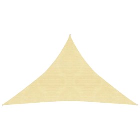 vidaXL Sonnensegel 160 g/m² Beige 5x5x6 m HDPE
