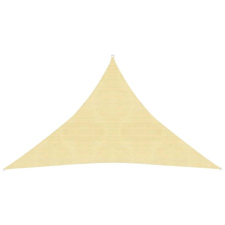 vidaXL Sonnensegel 160 g/m² Beige 5x5x6 m HDPE