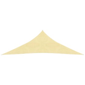 vidaXL Sonnensegel 160 g/m² Beige 5x5x6 m HDPE