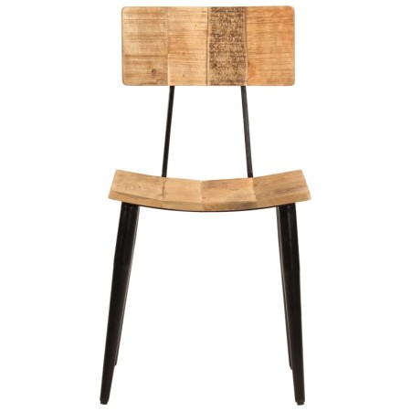 vidaXL Esszimmerstühle 2 Stk. 44x40x80 cm Massivholz Mango