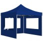 vidaXL Profi-Partyzelt Faltbar mit Wänden Aluminium 3x3 m Blau vidaXL Profi-Partyzelt Faltbar mit Wänden Aluminium 3x3 m Blau