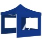 vidaXL Profi-Partyzelt Faltbar mit Wänden Aluminium 3x3 m Blau vidaXL Profi-Partyzelt Faltbar mit Wänden Aluminium 3x3 m Blau