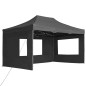 vidaXL Profi-Partyzelt Faltbar mit Wänden Aluminium 4,5×3m Anthrazit vidaXL Profi-Partyzelt Faltbar mit Wänden Aluminium 4,5×3m Anthrazit