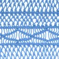 vidaXL Makramee Vorhang Blau 140x240 cm Baumwolle vidaXL Makramee Vorhang Blau 140x240 cm Baumwolle