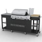 vidaXL Gasgrill mit 4+1 Flammen Schwarz vidaXL Gasgrill mit 4+1 Flammen Schwarz