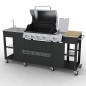 vidaXL Gasgrill mit 4+1 Flammen Schwarz vidaXL Gasgrill mit 4+1 Flammen Schwarz
