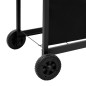 vidaXL Gasgrill mit 4 Flammen Schwarz vidaXL Gasgrill mit 4 Flammen Schwarz