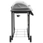 vidaXL Gasgrill mit 4 Flammen Schwarz und Silbern vidaXL Gasgrill mit 4 Flammen Schwarz und Silbern