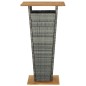 vidaXL 5-tlg. Gartenbar-Set mit Kissen Poly Rattan Grau vidaXL 5-tlg. Gartenbar-Set mit Kissen Poly Rattan Grau