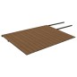 WPC Terrassendielen mit Zubehör Braun und Grau 35 m² 4 m WPC Terrassendielen mit Zubehör Braun und Grau 35 m² 4 m