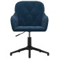 vidaXL Esszimmerstühle 2 Stk. Drehbar Blau Samt vidaXL Esszimmerstühle 2 Stk. Drehbar Blau Samt