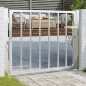 vidaXL Gartentor 100x75 cm Edelstahl vidaXL Gartentor 100x75 cm Edelstahl