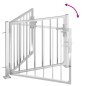 vidaXL Gartentor 100x75 cm Edelstahl vidaXL Gartentor 100x75 cm Edelstahl