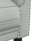 vidaXL Sofa 2-Sitzer Hellgrau Samt vidaXL Sofa 2-Sitzer Hellgrau Samt