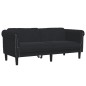 vidaXL Sofa 2-Sitzer Schwarz Samt vidaXL Sofa 2-Sitzer Schwarz Samt