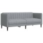 vidaXL Sofa 2-Sitzer Hellgrau Stoff vidaXL Sofa 2-Sitzer Hellgrau Stoff