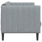 vidaXL Sofa 2-Sitzer Hellgrau Stoff vidaXL Sofa 2-Sitzer Hellgrau Stoff