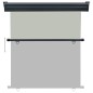 vidaXL Balkon-Seitenmarkise 160 × 250 cm Grau vidaXL Balkon-Seitenmarkise 160 × 250 cm Grau