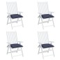 vidaXL Stuhlkissen 4 Stk. Marineblau 50x50x7 cm Oxford-Gewebe vidaXL Stuhlkissen 4 Stk. Marineblau 50x50x7 cm Oxford-Gewebe