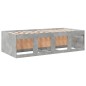 vidaXL Tagesbett mit Schubladen Betongrau 75x190 cm Holzwerkstoff