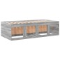 vidaXL Tagesbett mit Schubladen Grau Sonoma 75x190 cm Holzwerkstoff vidaXL Tagesbett mit Schubladen Grau Sonoma 75x190 cm Holzwerkstoff