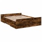 vidaXL Bettgestell mit Schubladen Räuchereiche 140x190cm Holzwerkstoff vidaXL Bettgestell mit Schubladen Räuchereiche 140x190cm Holzwerkstoff