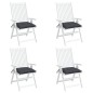 vidaXL Stuhlkissen 4 Stk. Anthrazit 50x50x7 cm Oxford-Gewebe vidaXL Stuhlkissen 4 Stk. Anthrazit 50x50x7 cm Oxford-Gewebe