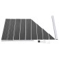 Zaunelement Set WPC 965x(105-186) cm Schwarz Zaunelement Set WPC 965x(105-186) cm Schwarz