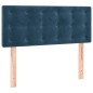 vidaXL Boxspringbett mit Matratze Dunkelblau 120x190 cm Samt vidaXL Boxspringbett mit Matratze Dunkelblau 120x190 cm Samt