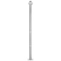 Gartendusche mit Brauner Bodenplatte 220 cm Edelstahl Gartendusche mit Brauner Bodenplatte 220 cm Edelstahl