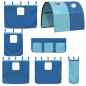 vidaXL Kinderhochbett mit Tunnel Blau 80x200 cm Massivholz Kiefer vidaXL Kinderhochbett mit Tunnel Blau 80x200 cm Massivholz Kiefer