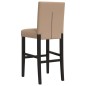vidaXL Barstühle 2 Stk. Massivholz Gummibaum und Kunstleder vidaXL Barstühle 2 Stk. Massivholz Gummibaum und Kunstleder
