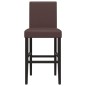 vidaXL Barstühle 2 Stk. Massivholz Gummibaum und Kunstleder vidaXL Barstühle 2 Stk. Massivholz Gummibaum und Kunstleder