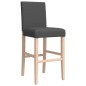 vidaXL Barstühle 2 Stk. Massivholz Gummibaum und Stoff vidaXL Barstühle 2 Stk. Massivholz Gummibaum und Stoff