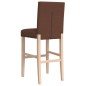 vidaXL Barstühle 2 Stk. Massivholz Gummibaum und Stoff vidaXL Barstühle 2 Stk. Massivholz Gummibaum und Stoff