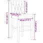 vidaXL Barstühle 2 Stk. Massivholz Gummibaum und Stoff vidaXL Barstühle 2 Stk. Massivholz Gummibaum und Stoff
